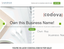 Tablet Screenshot of codova.com